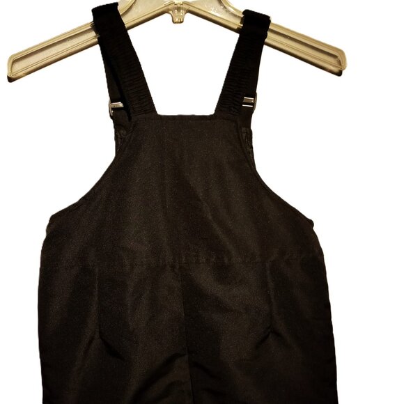 Athletech Snow Ski Bibs Youth Medium (8) Black Poly Boy/Girl Zip Pockets NWOT - Picture 8 of 13